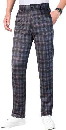Herren stoffhose kariert - herren,