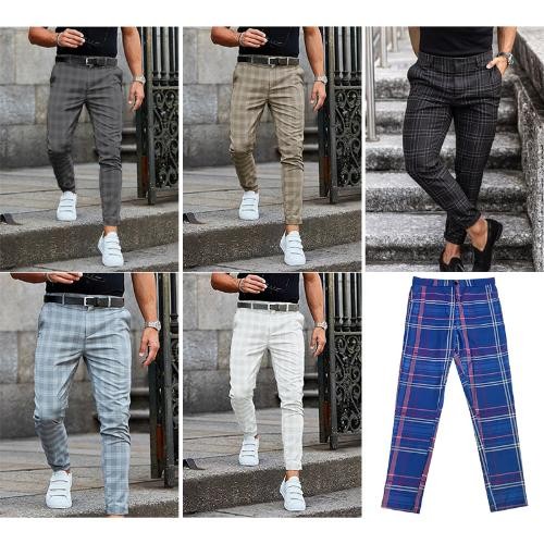 Anzughose herren kariert chino - herren,