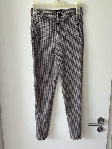 Karierte stoffhose zara m - karierte,