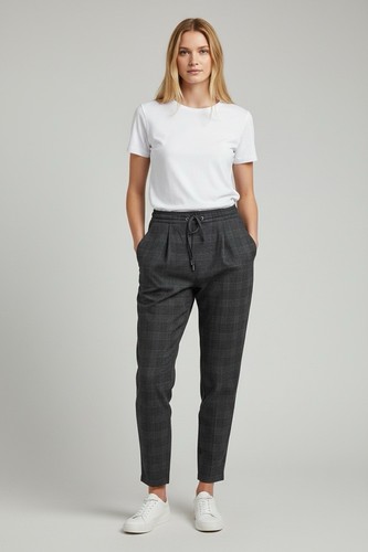 Graue damen hose - hose, stoffhose