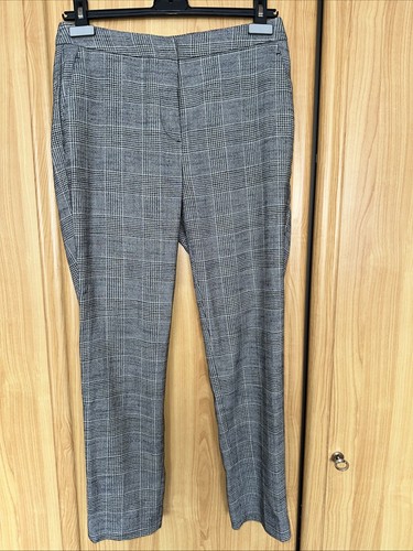 Stoffhose kariert schwarz - h&m,