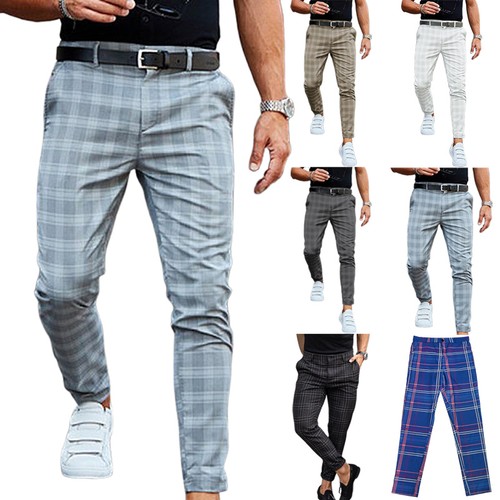 Anzughose herren kariert chino - anzughose,
