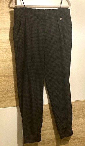 Damen stoffhose braun schwarz - braun/,