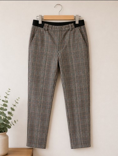 Stoffhose kariert 38 - h&m,